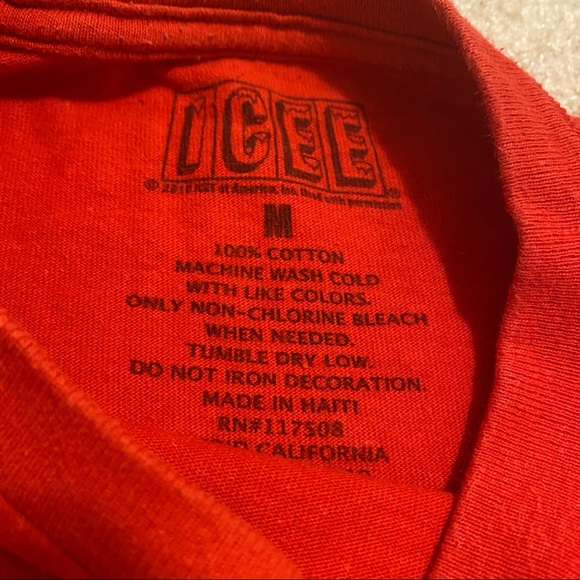 Vintage ICEE slurpee t-shirt red size M - Picture 3 of 4
